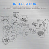 relay compatible with 2000 5000LBS winch with dc 12v